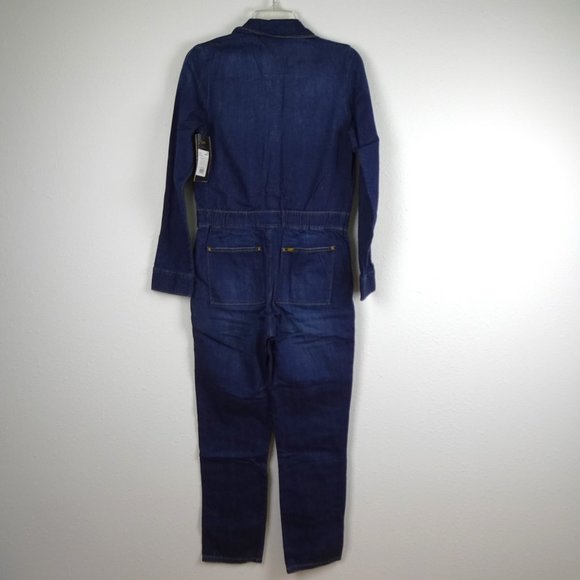Lee Modern Union All Jumpsuit Women's Size XS Coveralls Blue Denim One Piece - Picture 6 of 13
